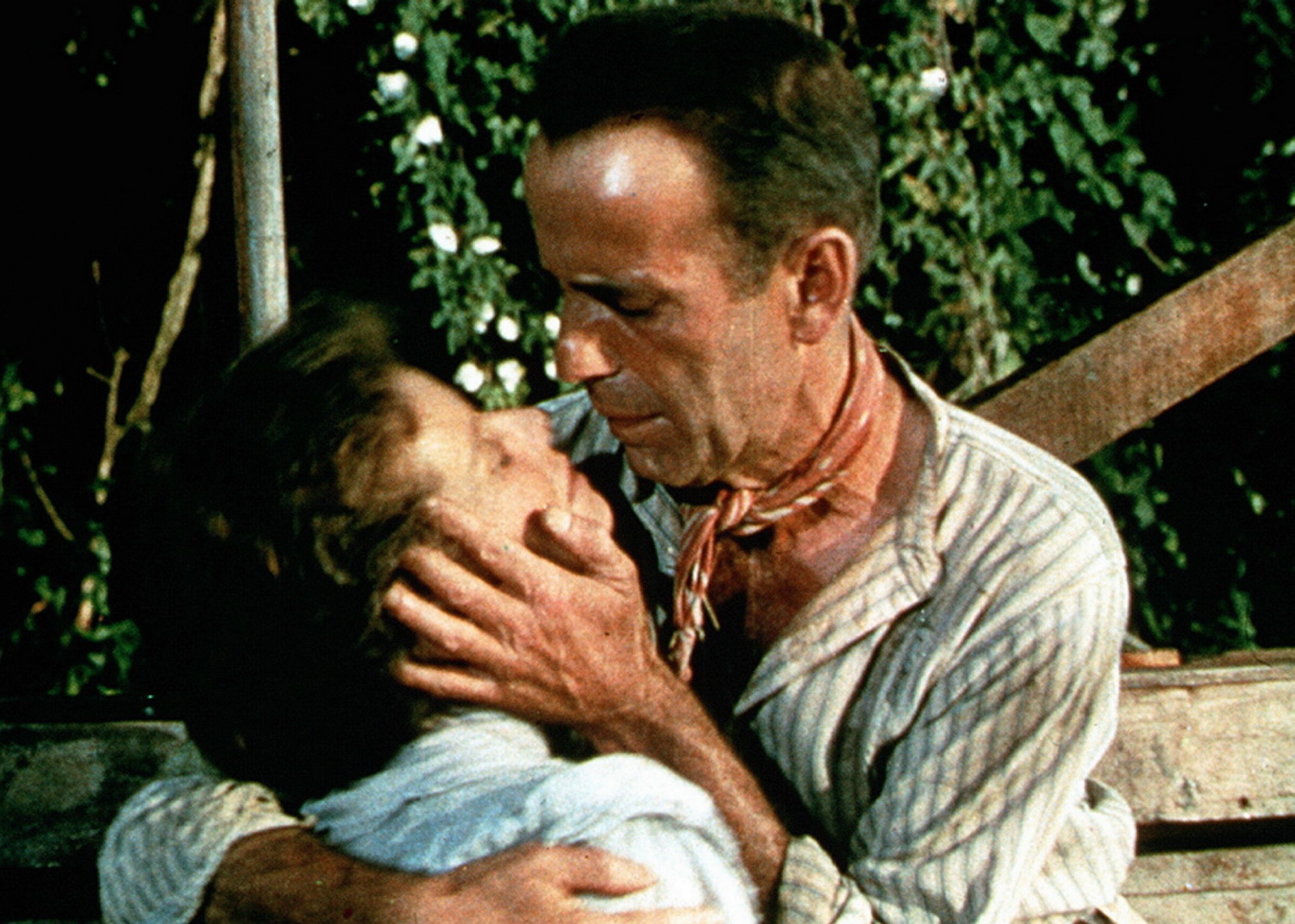 Humphrey Bogart and Katharine Hepburn in The African Queen (1951)