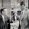 Raymond Burr, Richard Anderson, and Barbara Hale in Perry Mason (1957)