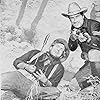 Joel McCrea and Forrest Tucker in Fort Massacre (1958)