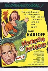 Boris Karloff and Beverly Tyler in Voodoo Island (1957)