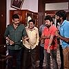 Mohammad Ali, Pawan Kalyan, Siva Balaji, Ajay, Kamal Kamaraju, and Chaitanya Krishna in Katamarayudu (2017)