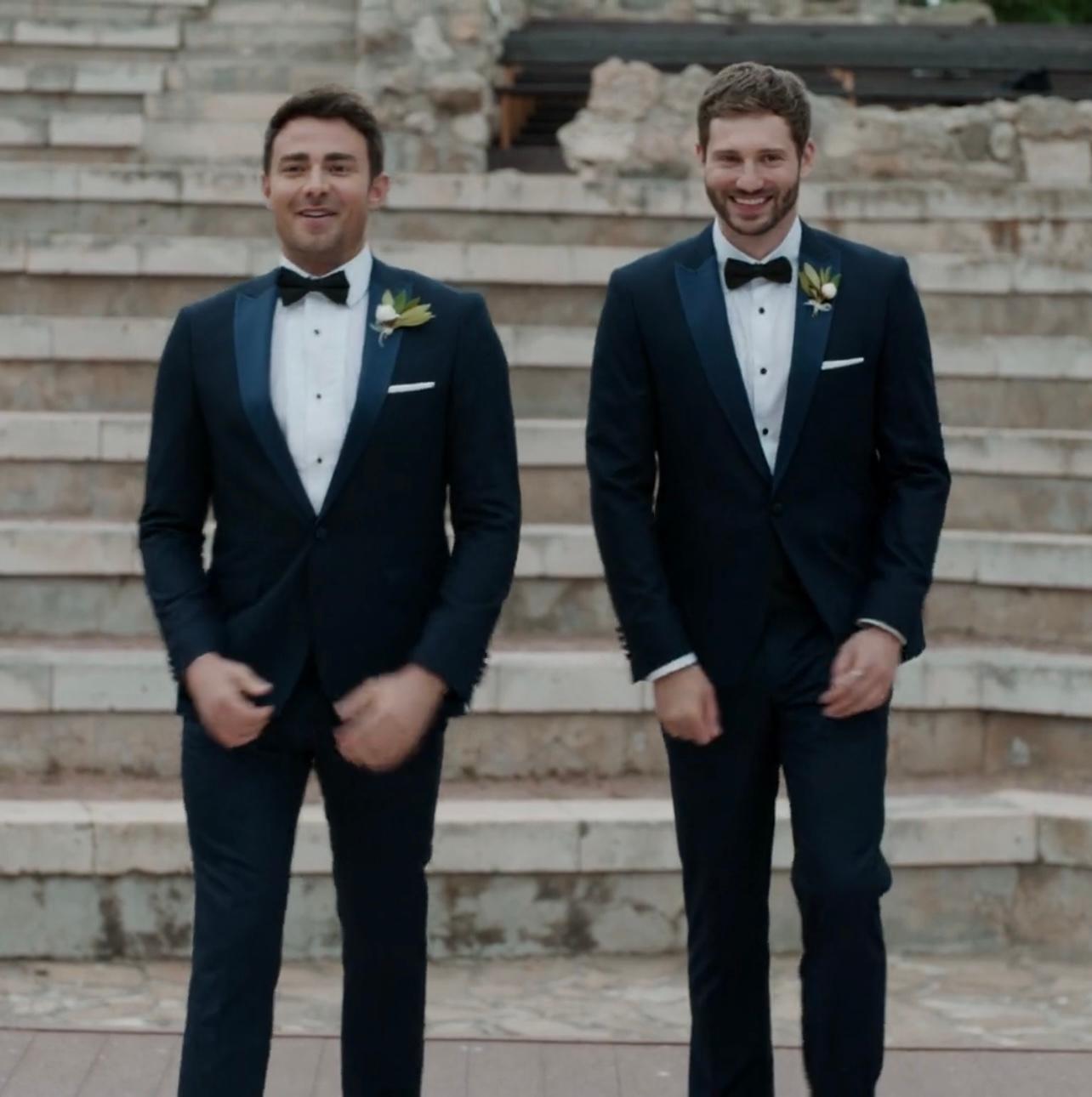 Jonathan Bennett and Alexander Lincoln in The Groomsmen: Second Chances (2024)