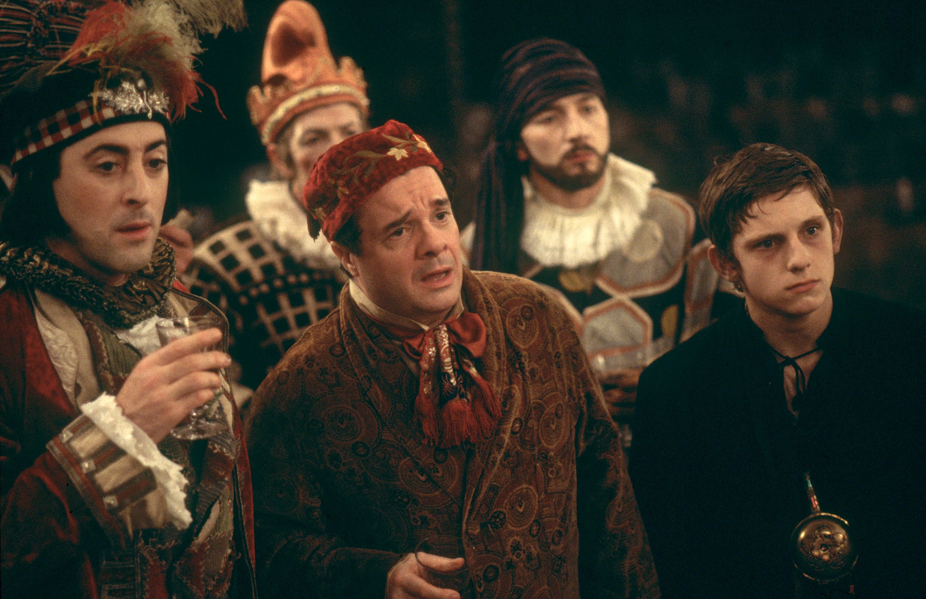 Alan Cumming, Nathan Lane, and Jamie Bell in Nicholas Nickleby (2002)