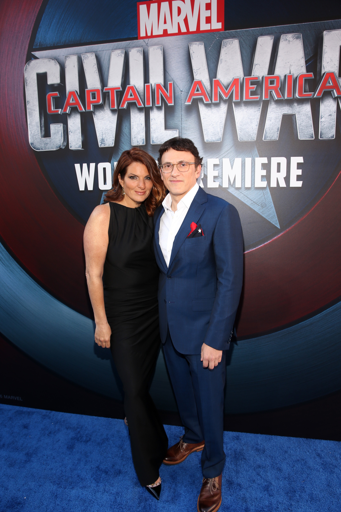 Anthony Russo and Ann Russo at an event for Captain America: Civil War (2016)