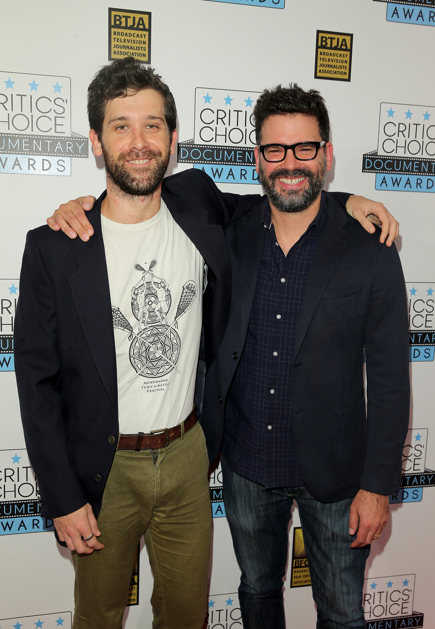 Judd Ehrlich and Aidan Tumas at an event for Keepers of the Game (2016)