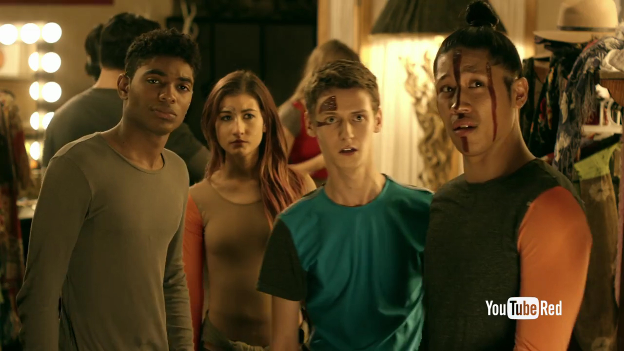 Nadji Jeter, Philip Labes, and Meg DeAngelis in Dance Camp (2016)