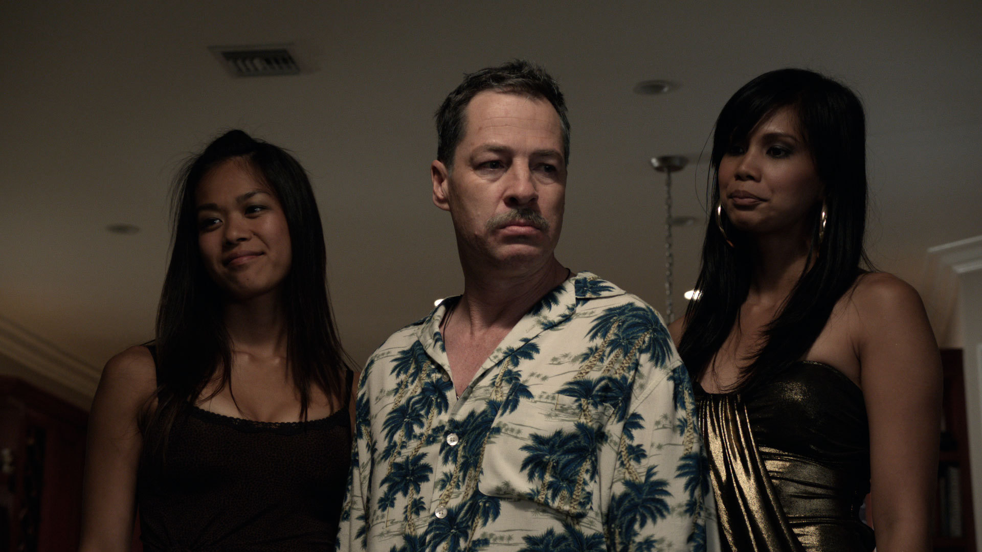 French Stewart in 30 Nights of Paranormal Activity with the Devil Inside the Girl with the Dragon Tattoo (2013)