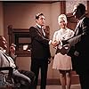 Steve McQueen, Faye Dunaway, Paul Burke, and Jack Weston in The Thomas Crown Affair (1968)