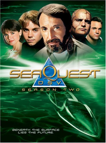 Jonathan Brandis, Roy Scheider, Rosalind Allen, Peter DeLuise, and Edward Kerr in SeaQuest 2032 (1993)