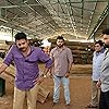 Mohammad Ali, Pawan Kalyan, Siva Balaji, and Chaitanya Krishna in Katamarayudu (2017)