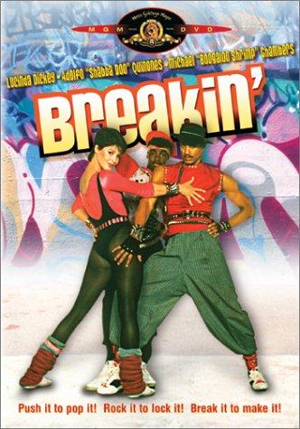 Michael Chambers, Lucinda Dickey, and Adolfo Quinones in Breakin' (1984)