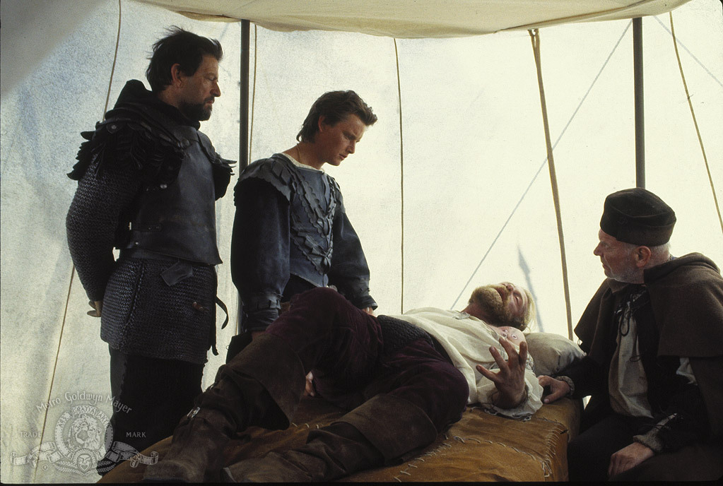 Tom Burlinson, Jack Thompson, and Hans Veerman in Flesh+Blood (1985)