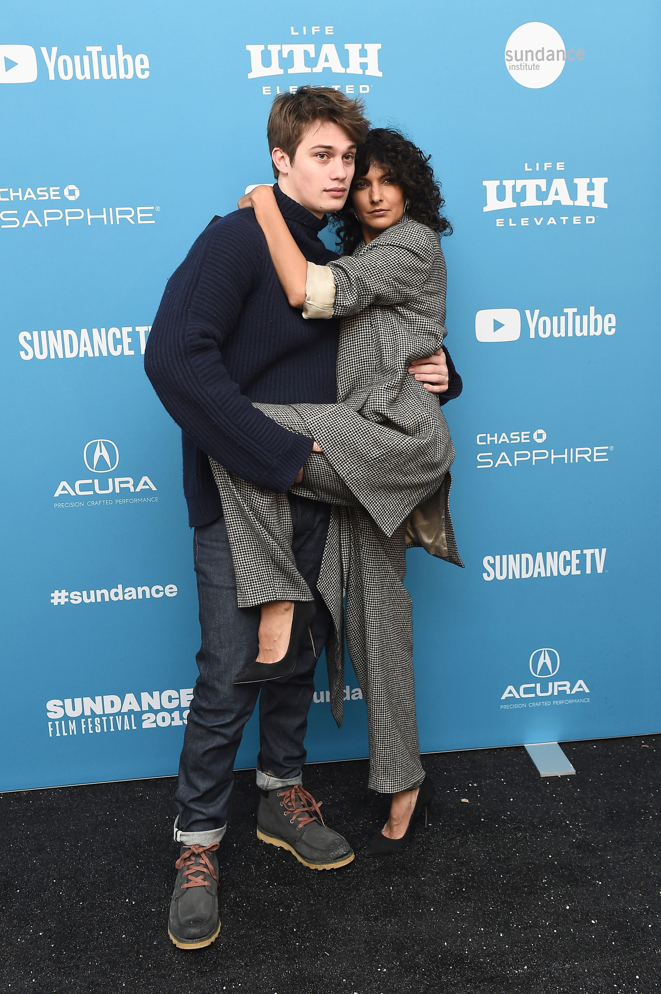 Poorna Jagannathan and Nicholas Galitzine at an event for Share (2019)