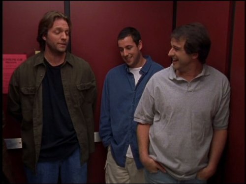 Adam Sandler, Allen Covert, and Jonathan Loughran in Undeclared (2001)