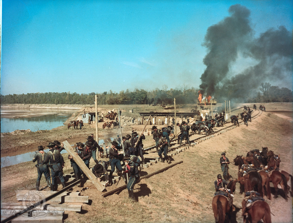 John Wayne, Strother Martin, Sarge Allen, Willis Bouchey, Ken Curtis, Fred Graham, Chuck Hayward, Stan Jones, William Leslie, Judson Pratt, Denver Pyle, Walter Reed, O.Z. Whitehead, Hank Worden, and Carleton Young in The Horse Soldiers (1959)