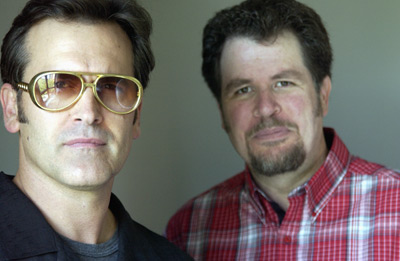 Bruce Campbell and Don Coscarelli at an event for Bubba Ho-Tep (2002)