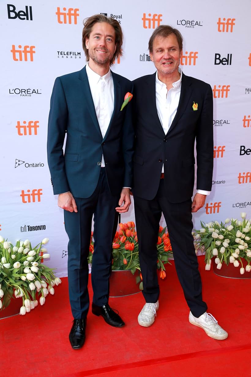 Hans de Weers and Elwin Looije at an event for Tulipani: Liefde, eer en een fiets (2017)