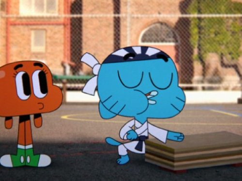 Logan Grove and Kwesi Boakye in The Amazing World of Gumball (2011)