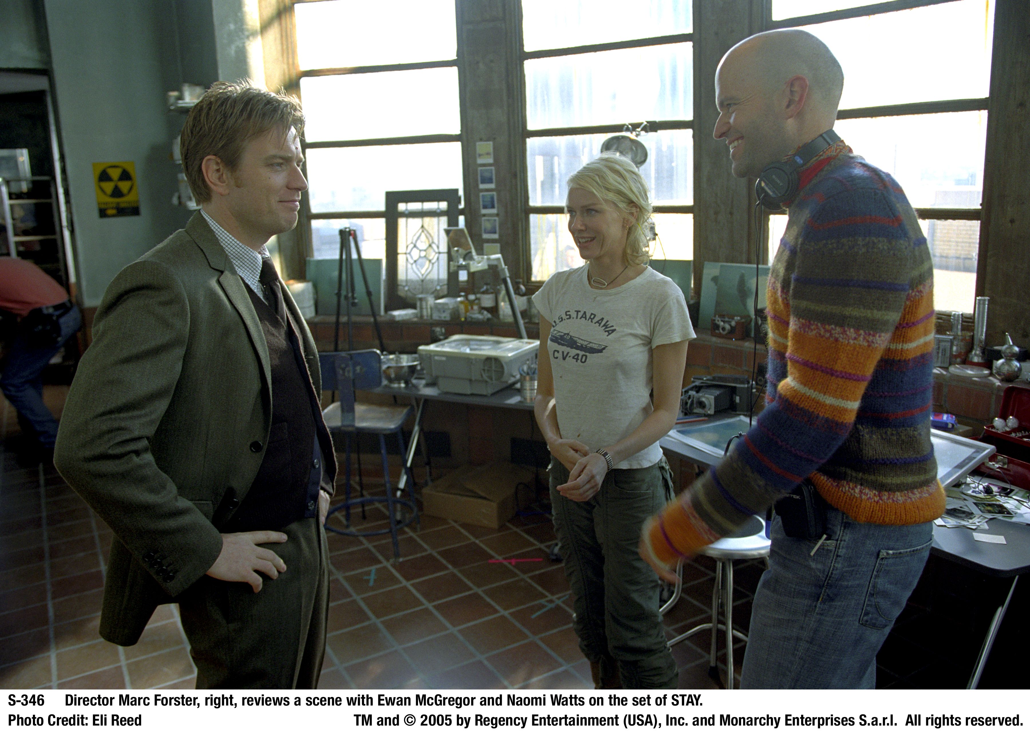 Ewan McGregor, Marc Forster, and Naomi Watts in Stay (2005)