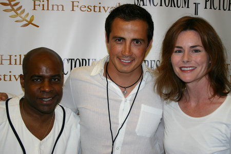 Jeff T, Antonio Rose, and Saxon Trainor, stars of "Headache" which won Best Short Film at the Beverly Hills Film Festival