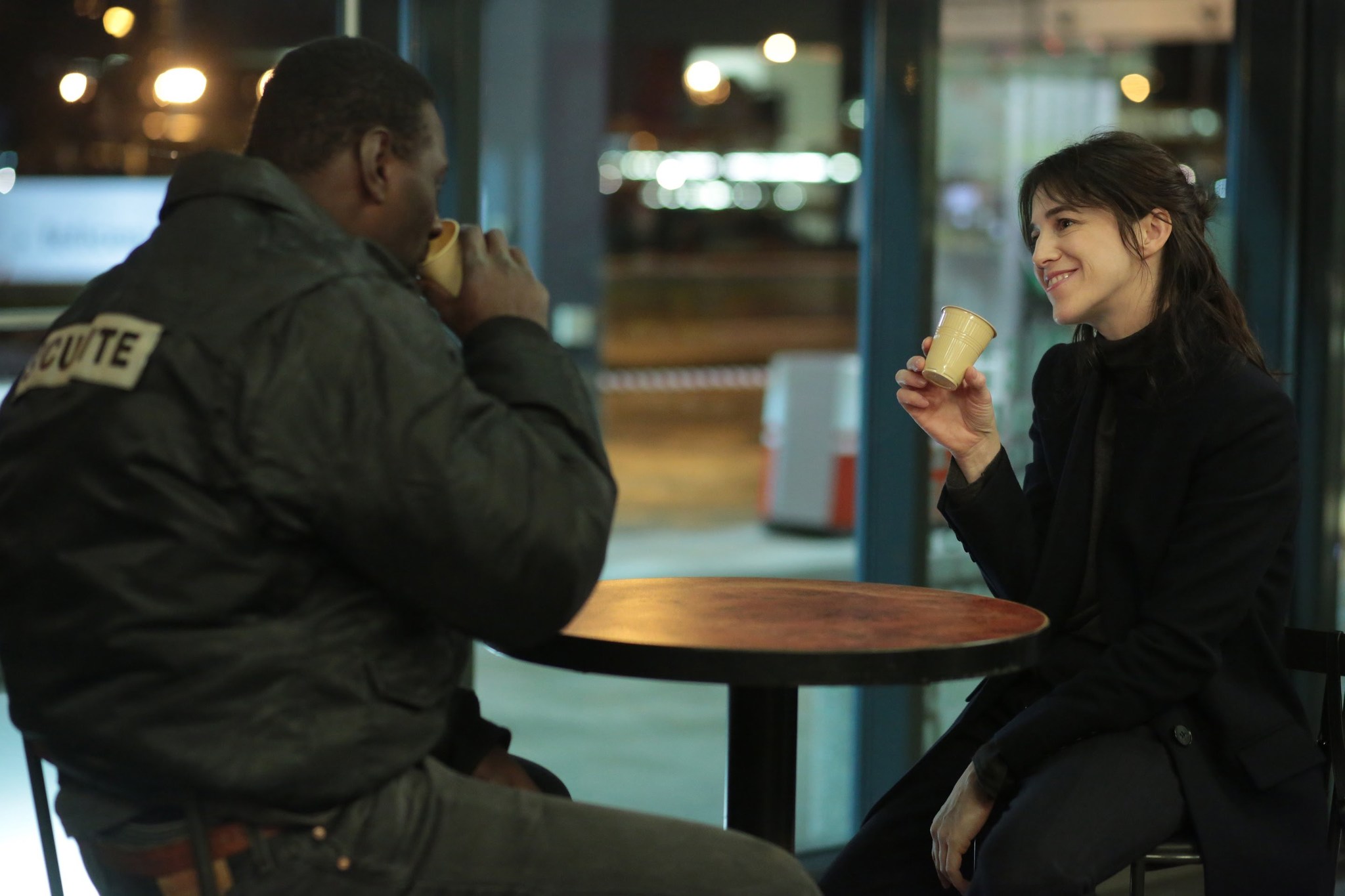 Charlotte Gainsbourg and Omar Sy in Samba (2014)