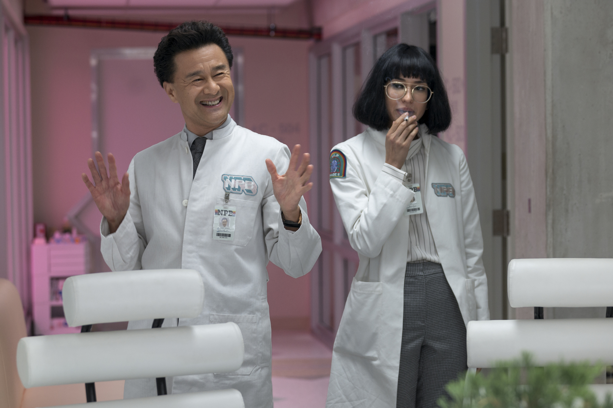 Rome Kanda and Sonoya Mizuno in Maniac (2018)