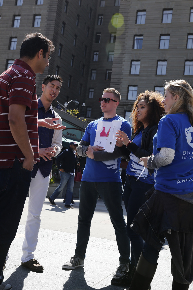 David Kram, Carly Martinetti, and Ana Marte in Startup U (2015)