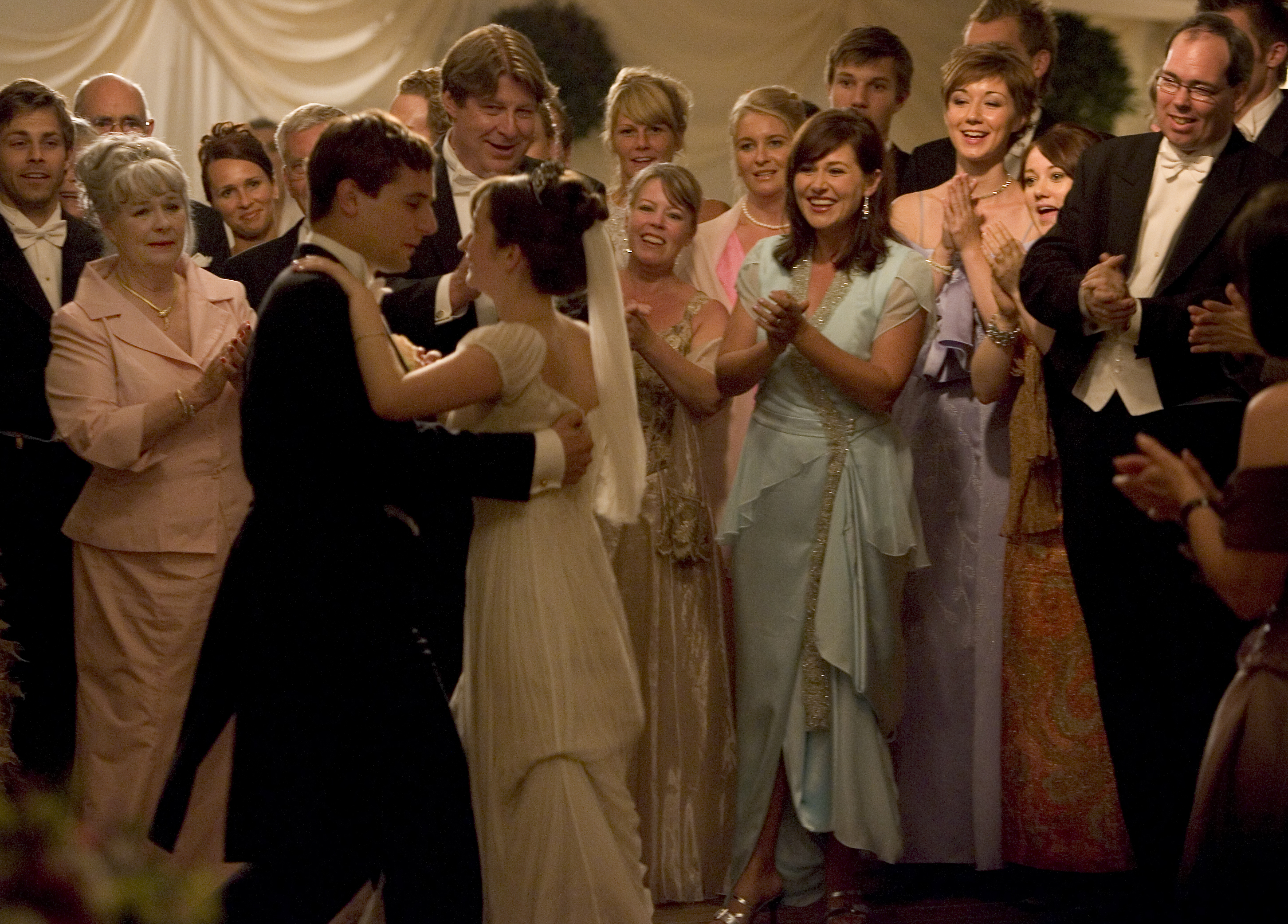 Stine Fischer Christensen, Sidse Babett Knudsen, Rolf Lassgård, and Christian Tafdrup in After the Wedding (2006)