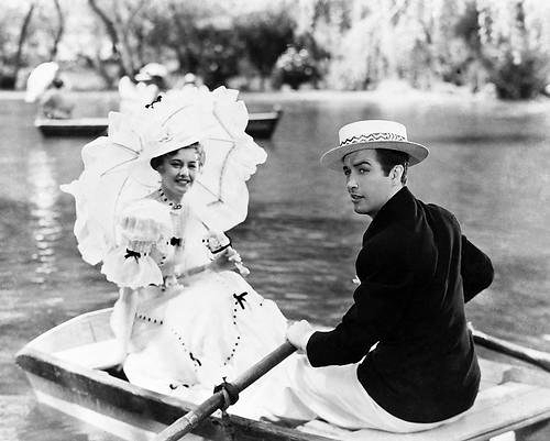 Barbara Stanwyck and Robert Taylor in This Is My Affair (1937)