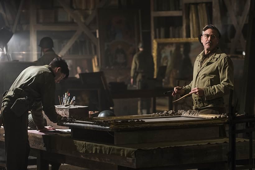 George Clooney and Dimitri Leonidas in The Monuments Men (2014)