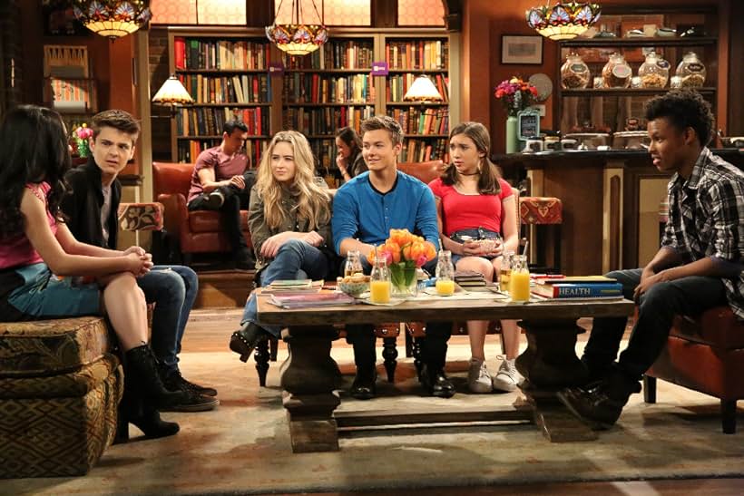 Ceci Balagot, Rowan Blanchard, Sabrina Carpenter, Amir Mitchell-Townes, Corey Fogelmanis, and Peyton Meyer in Girl Meets World (2014)