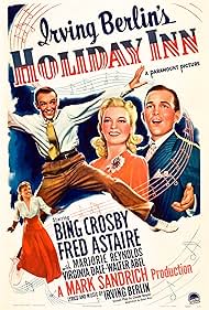 Fred Astaire, Bing Crosby, Virginia Dale, and Marjorie Reynolds in Holiday Inn (1942)