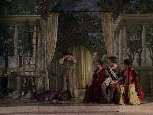 Kenneth Collard, Helen Norton, Mal Whyte, Dávid Abonyi, and Paloma Oakenfold in The Borgias (2011)