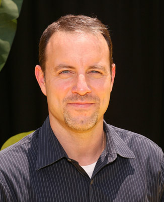 Kirk DeMicco at an event for Space Chimps (2008)