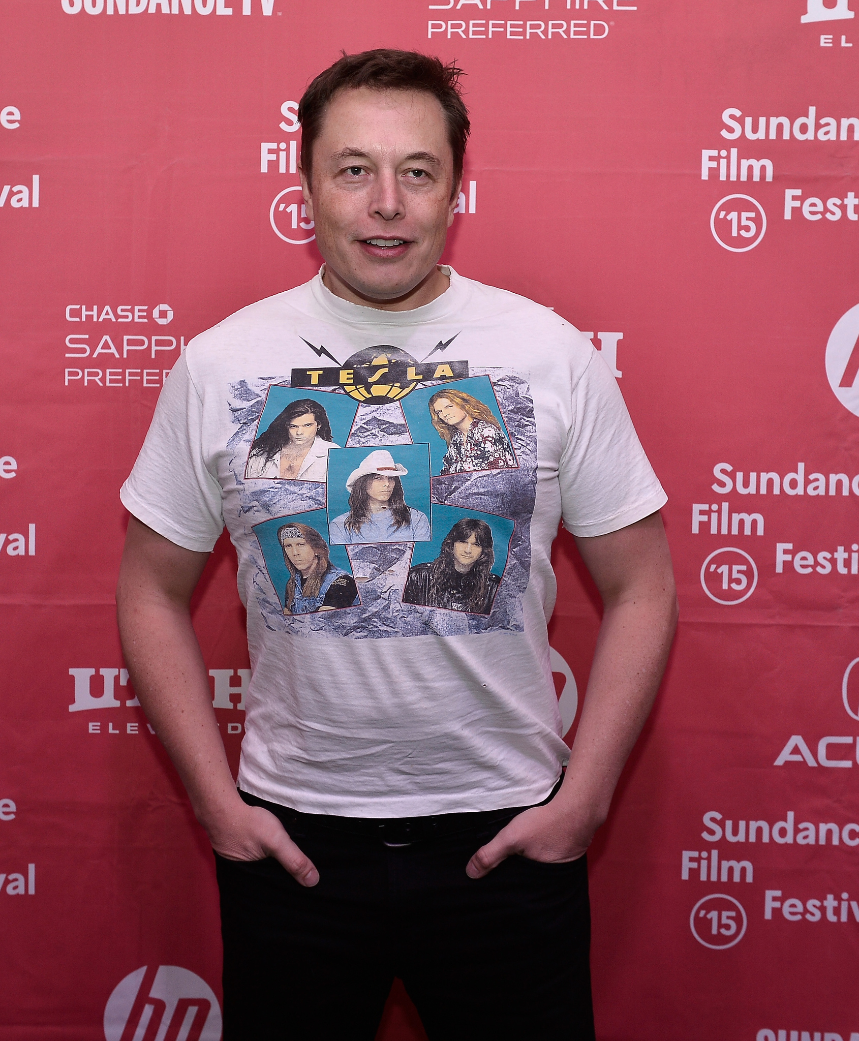 Elon Musk at an event for Racing Extinction (2015)