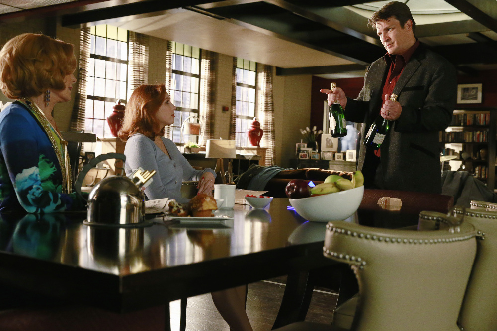 Nathan Fillion, Molly C. Quinn, and Susan Sullivan in Castle (2009)