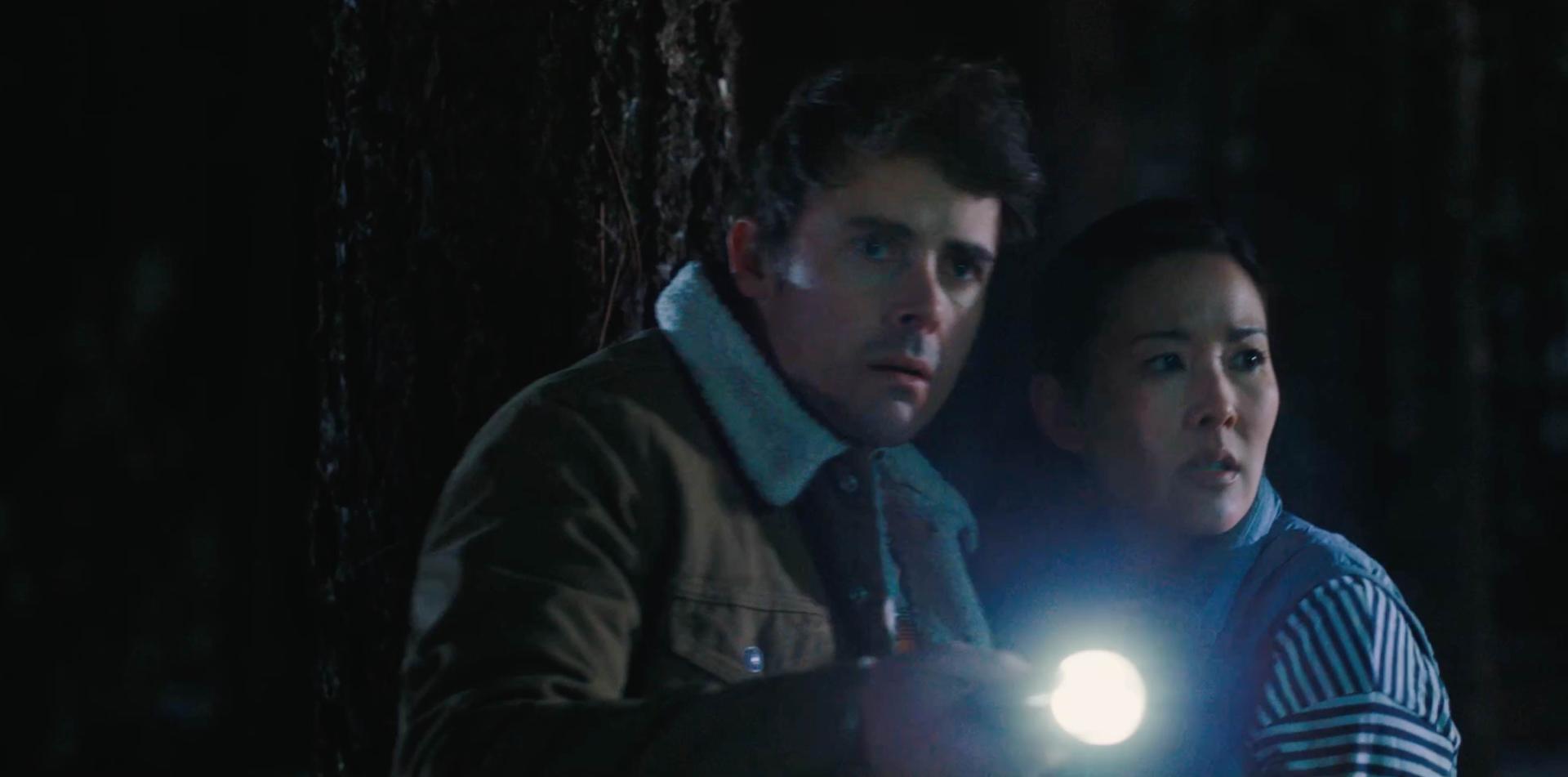 Julian Curtis and Grace Su in Hide Behind