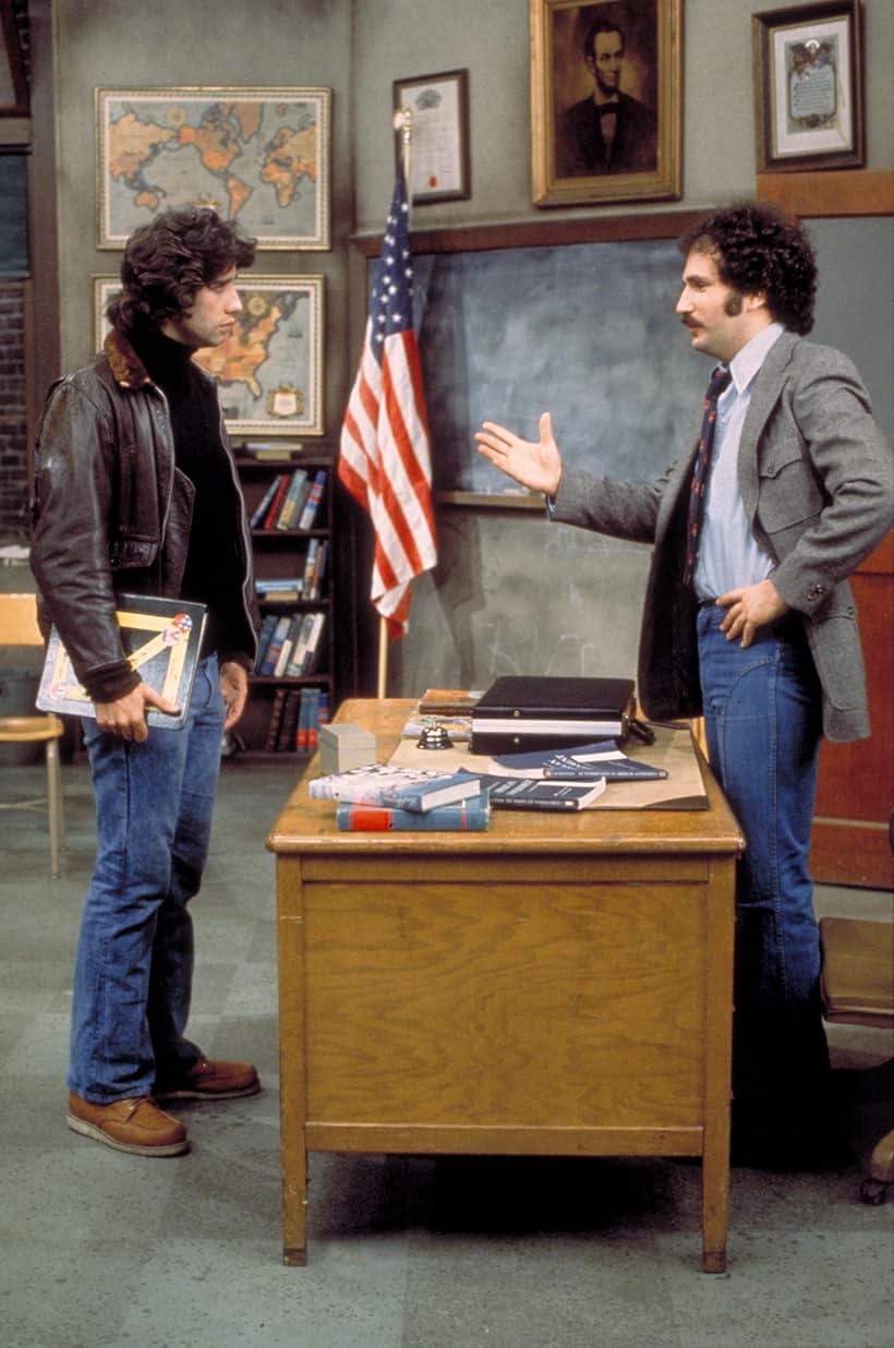 John Travolta and Gabe Kaplan in Welcome Back, Kotter (1975)