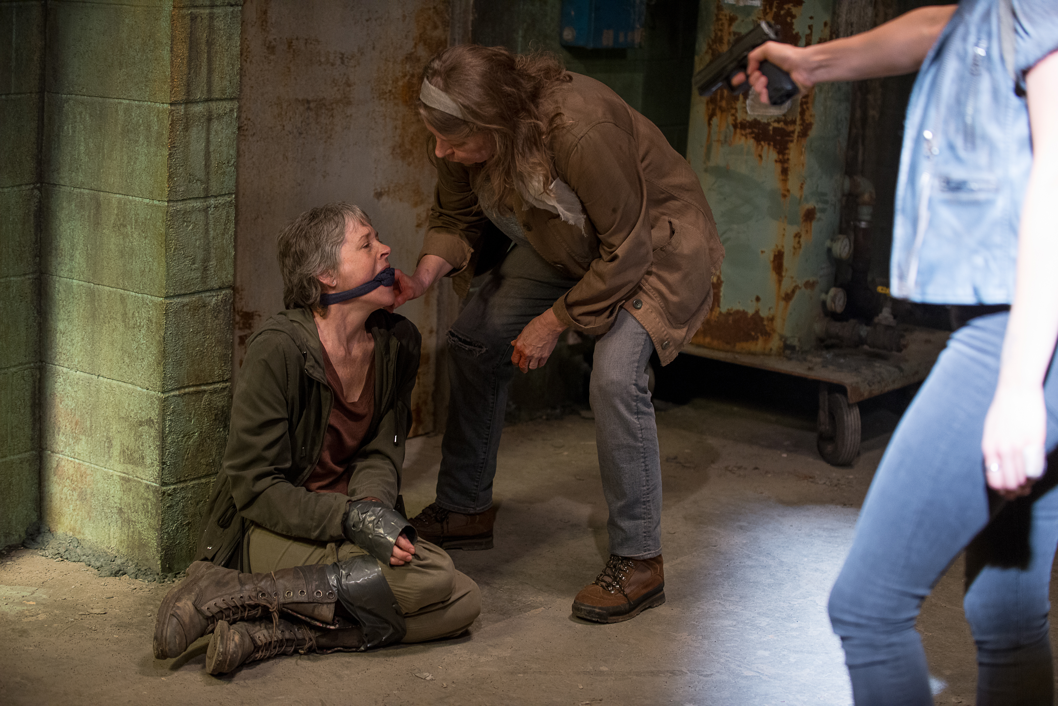 Jill Jane Clements, Melissa McBride, and Jeananne Goossen in The Walking Dead (2010)