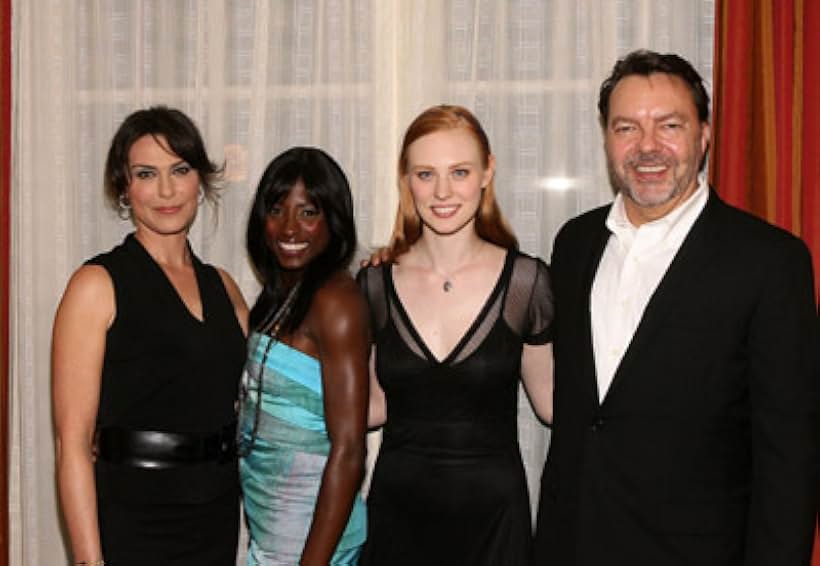 Michelle Forbes, Alan Ball, Rutina Wesley, and Deborah Ann Woll