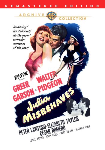 Elizabeth Taylor, Greer Garson, Peter Lawford, and Walter Pidgeon in Julia Misbehaves (1948)