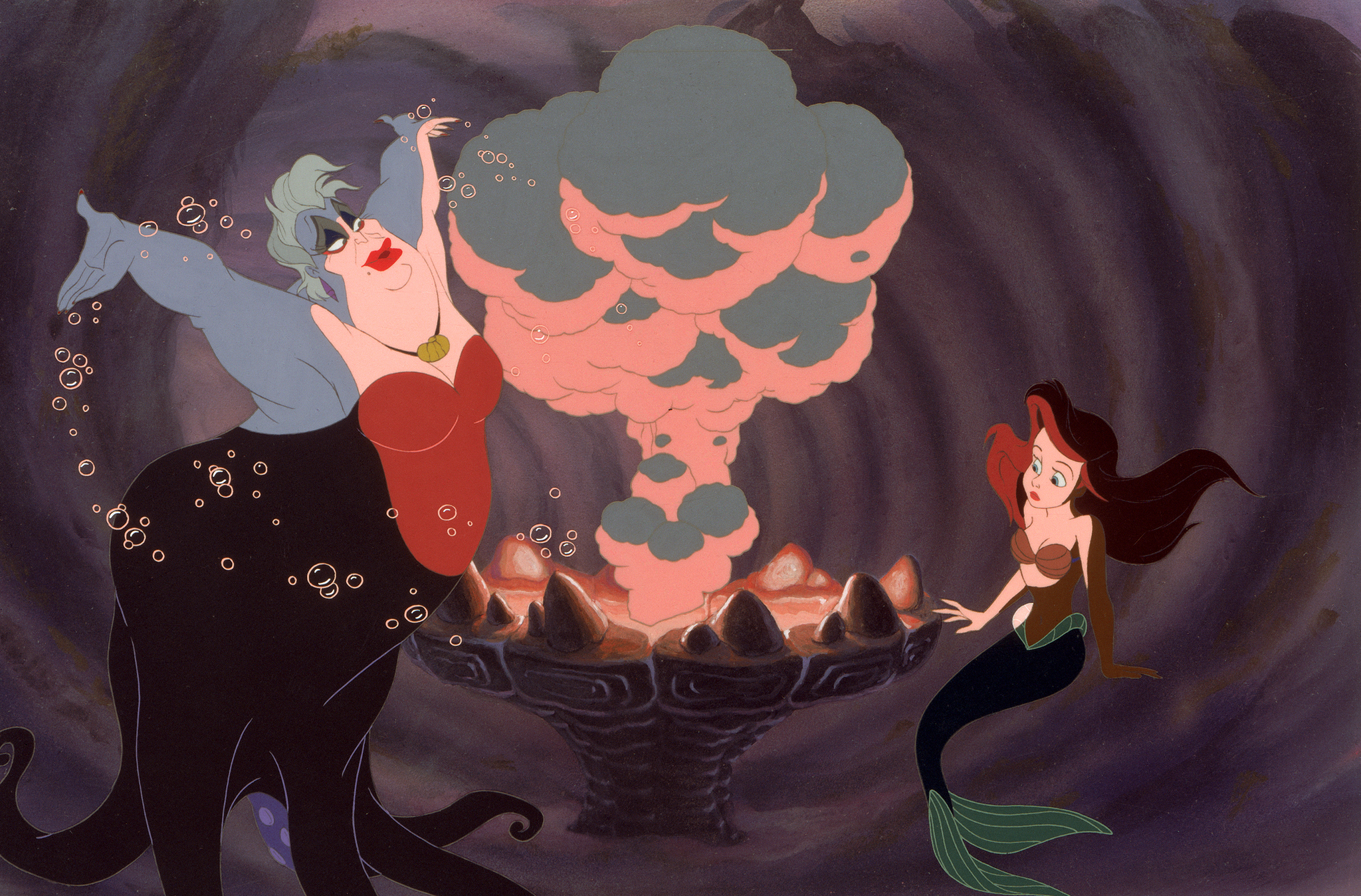 Jodi Benson and Pat Carroll in The Little Mermaid (1989)