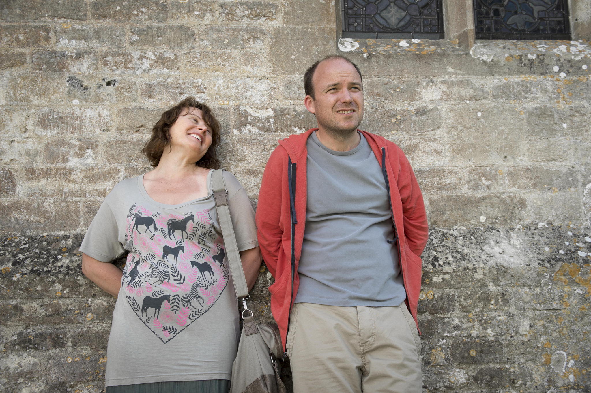 Monica Dolan and Rory Kinnear in The Casual Vacancy (2015)