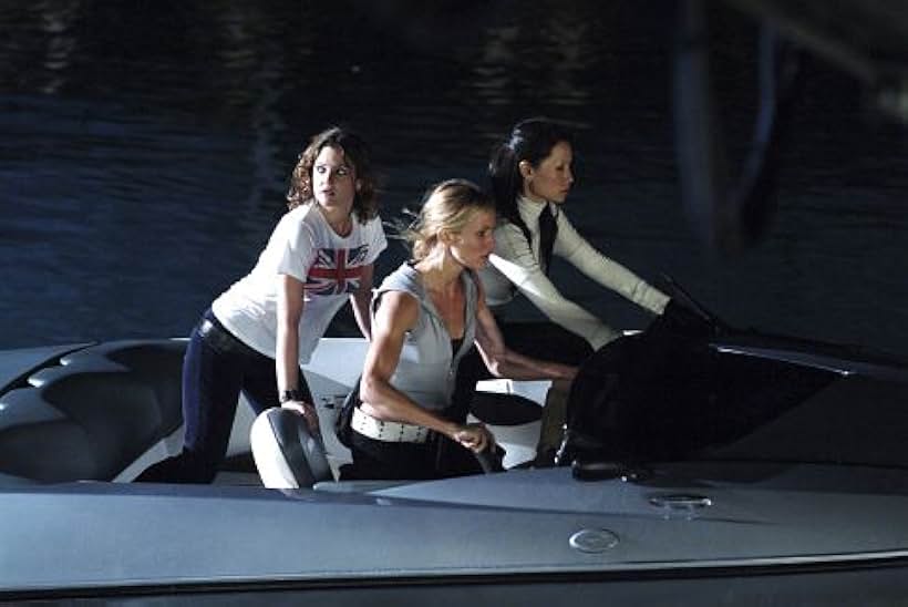 Drew Barrymore, Cameron Diaz, and Lucy Liu in Charlie's Angels: Full Throttle (2003)