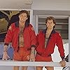 David Hasselhoff and Parker Stevenson in Baywatch (1989)