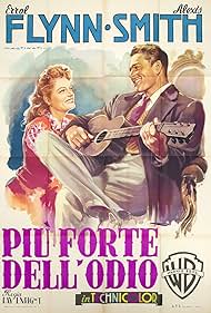 Errol Flynn and Alexis Smith in Più forte dell'odio (1950)