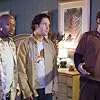 Romany Malco, Seth Rogen, and Paul Rudd in The 40 Year Old Virgin (2005)