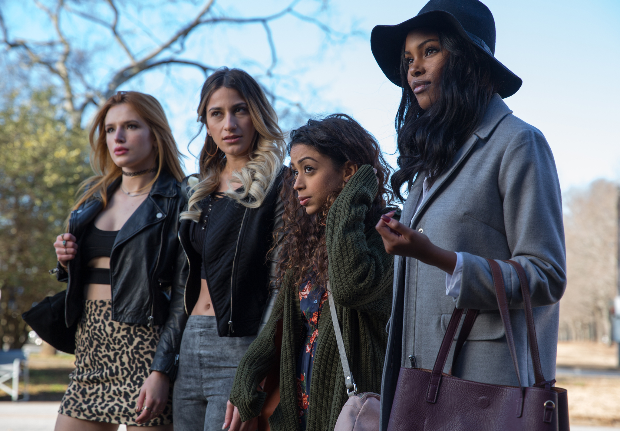 Bella Thorne, Diamond White, Lexy Panterra, and Liza Koshy in Boo! A Madea Halloween (2016)