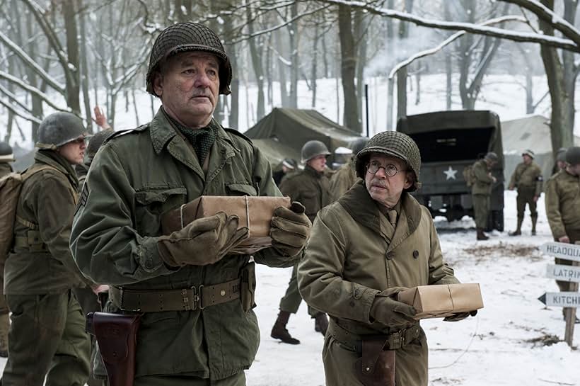 Bill Murray and Bob Balaban in The Monuments Men (2014)