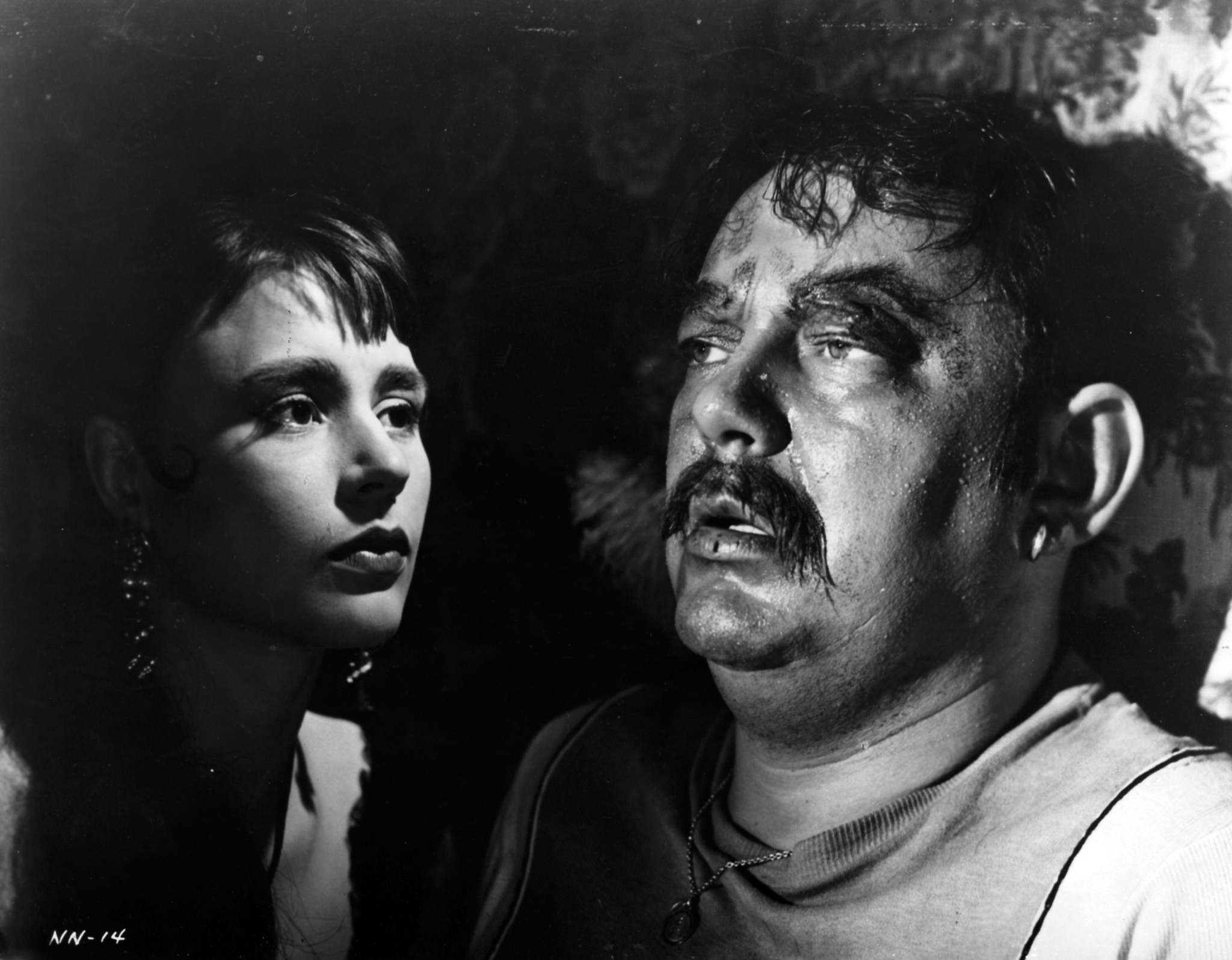 Harriet Andersson and Åke Grönberg in Sawdust and Tinsel (1953)